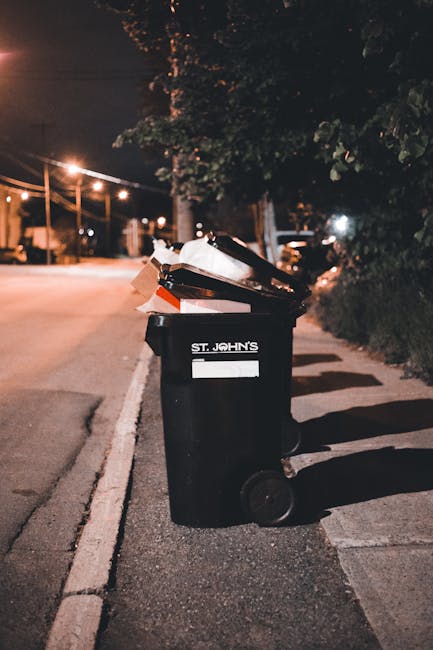 Rubbish collection Kingston Road Chessington KT9